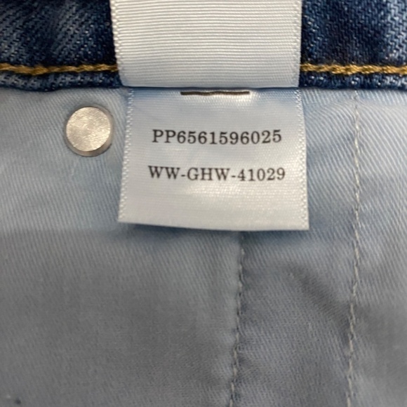 Everlane The Way High Cropped Raw Hem Jeans in Vintage Indigo, Women's Size 35 - Picture 11 of 14